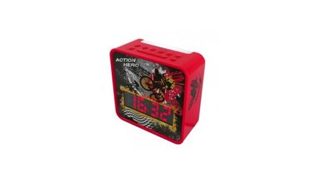 Soundmaster UR270RO Wekkerradio met Nachtverlichting Action Hero Rood