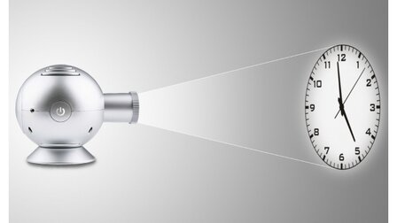 Balance HE-LPK10 Projectie Klok 14 cm Analoog Zilver